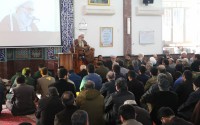 مراسم بزرگداشت حماسه ی 9 دی ماه با حضور و سخنرانی آیت الله معلمی در مسجد جامع نوشهر برگزار شد