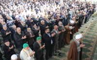 مراسم نمازجمعه بیست و چهارم دی ماه هزار و سیصد و نود و پنج قائم شهر به روایت تصویر