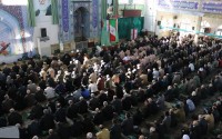 مراسم نمازجمعه ششم اسفند هزار و سیصد و نود و پنج قائم شهر به روایت تصویر