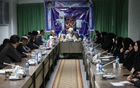 نشست کتابخوان تخصصی با حضور آیت الله معلمی در سالن جلسات ستاد برگزاری نمازجمعه شهرستان قائم شهر برگزار شد.