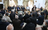 دیدار آیت الله معلمی با جمعی از رزمندگان و جانبازان دوران دفاع مقدس-شهرستان نوشهر